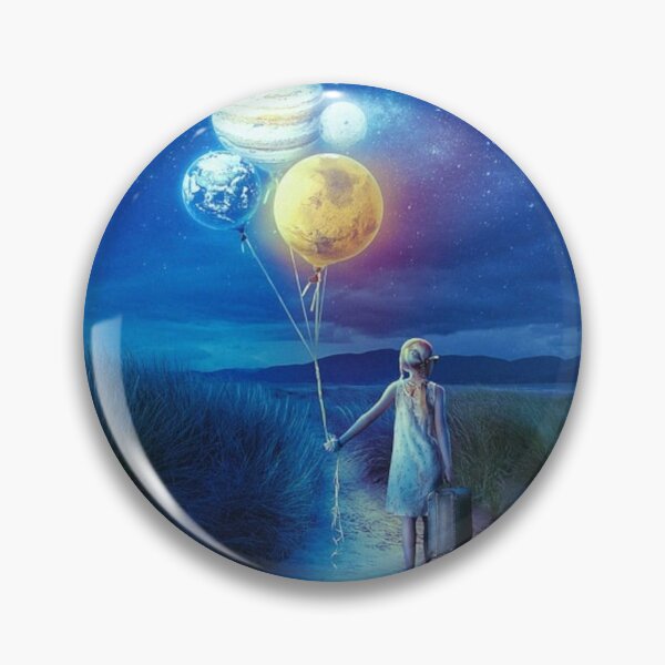 Aperçu de l'œuvre Planète Ballon Fille créée et vendue par ShopForEverr.