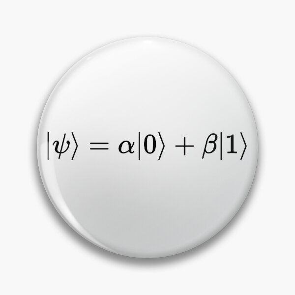 Item preview, qubit quantum state, quantum information basics designed and sold by NoetherSym.
