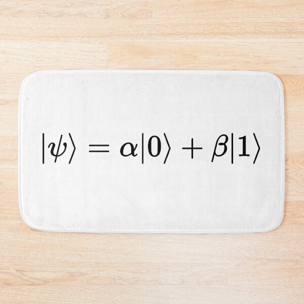 Item preview, qubit quantum state, quantum information basics designed and sold by NoetherSym.
