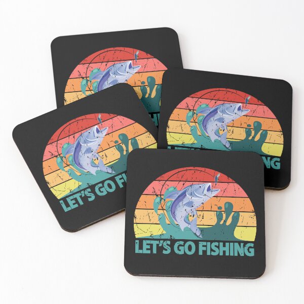 Item preview, Lets Go Fishing - Vintage Fishing Lover Funny Fisherman designed and sold by TheInkElephant.