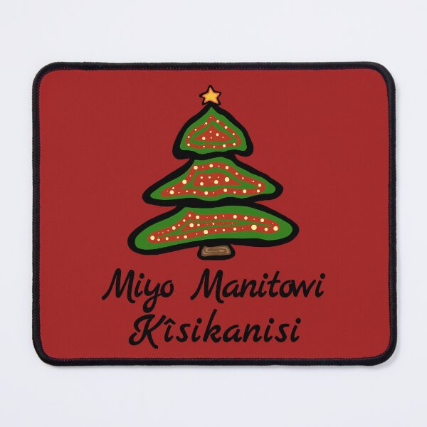 Item preview, Miyo manitowi kîsikanisi! - Merry Christmas Plains Cree Nation Holiday designed and sold by MagicBoutique.