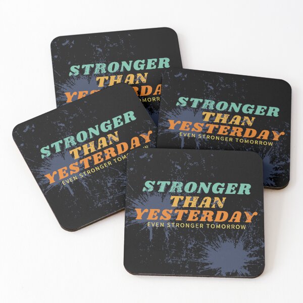 Item preview, Stronger than yesterday designed and sold by derrslogcabin.