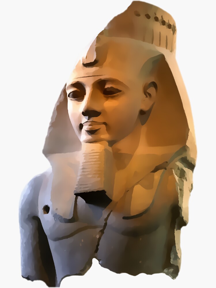 "OZYMANDIAS STATUE" Sticker for Sale by 346studio Redbubble