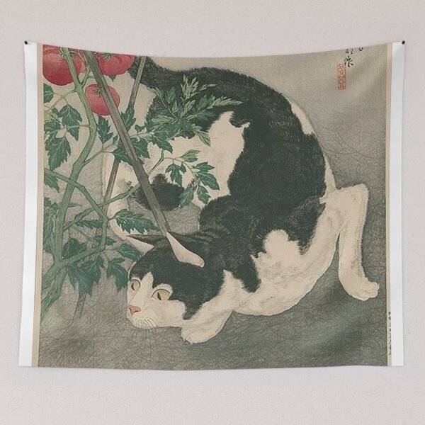 Item preview, Flowe Cat Japanese designed and sold by jacobjcc.
