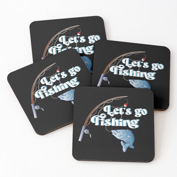 Item preview, Lets Go Fishing - Vintage Fishing Lover Funny Fisherman designed and sold by TheInkElephant.