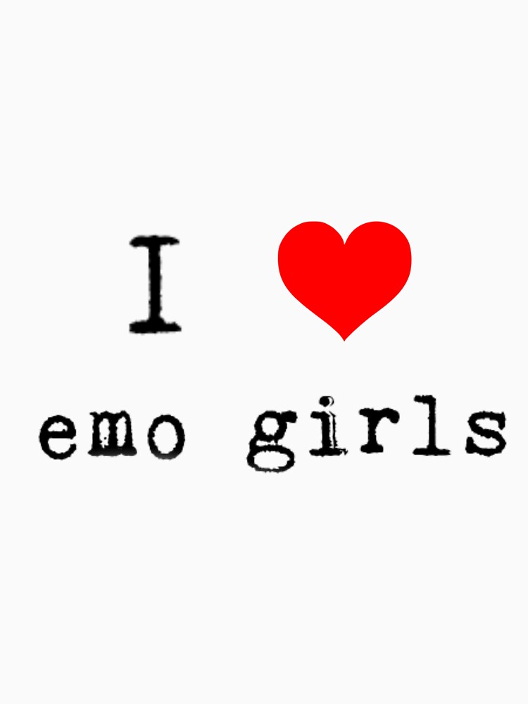 I heart emo girls♥️ Graphic T-Shirt for Sale by Kirsteneileen