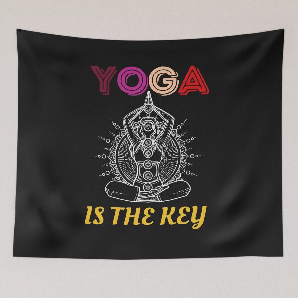 Item preview,  Yoga is the key gift for friends, brother, father, mother, sister, uncle, aunt, student, and loved one designed and sold by dsignstore911.