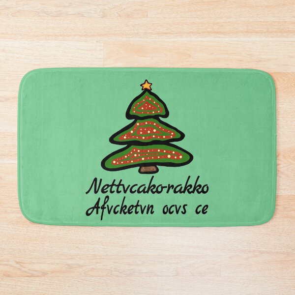 Item preview, Nettvcako-rakko afvcketvn ocvs ce! - Merry Christmas Mvskoke Nation Holiday designed and sold by MagicBoutique.