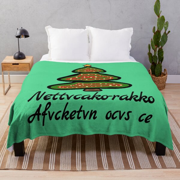 Item preview, Nettvcako-rakko afvcketvn ocvs ce! - Merry Christmas Mvskoke Nation Holiday designed and sold by MagicBoutique.