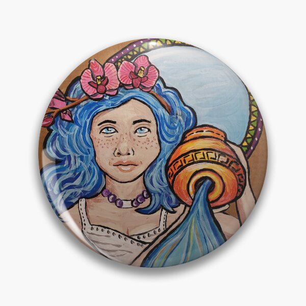 Item preview, Aquarius (Astro Girls) designed and sold by LaNoirSoleil.