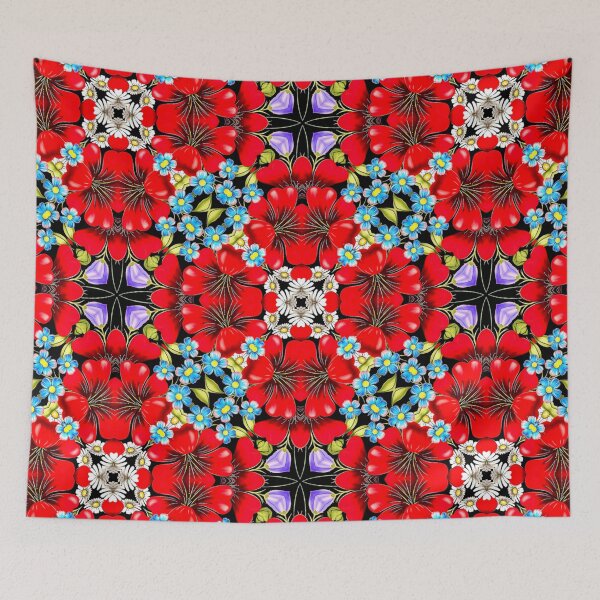 Artikelvorschau, Niedliches buntes Blumenstrauß-Muster entworfen und verkauft von Patternflower.