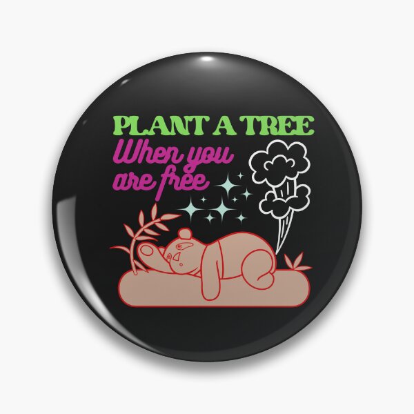 Artikelvorschau, Pflanzen Sie einen Baum, wenn Sie frei sind, lustiger Panda, retten Sie die Erde, machen Sie die Erde grün, retten Sie den Planeten, sparen Sie Wasser, sparen Sie Boden entworfen und verkauft von dsignstore911.