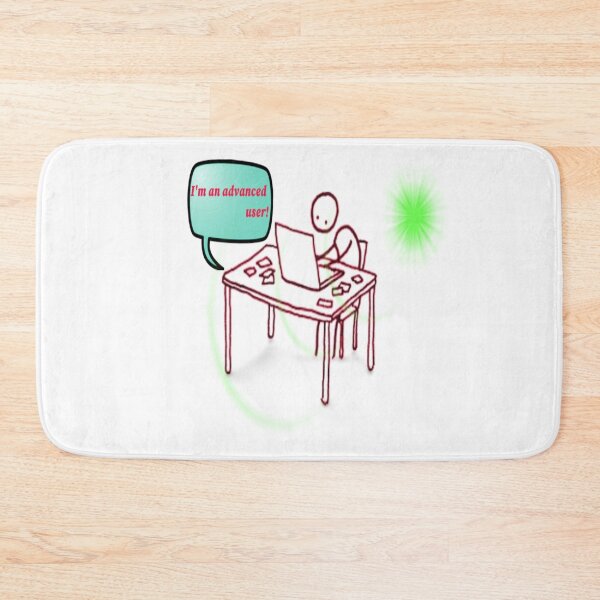 Item preview, Hand drawn human stories. "I'm an advanced user!"  designed and sold by ErisMerch.
