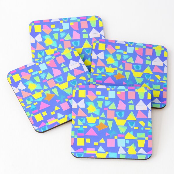 Item preview, random weird 80s shapes designed and sold by FinaSusu.
