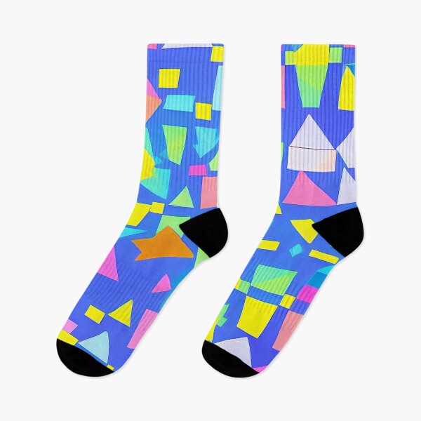 Item preview, random weird 80s shapes designed and sold by FinaSusu.