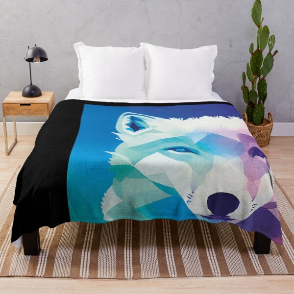 Artikelvorschau, Weißer Fuchs Abstakt - Polarfuchs #1 entworfen und verkauft von theunknownart.