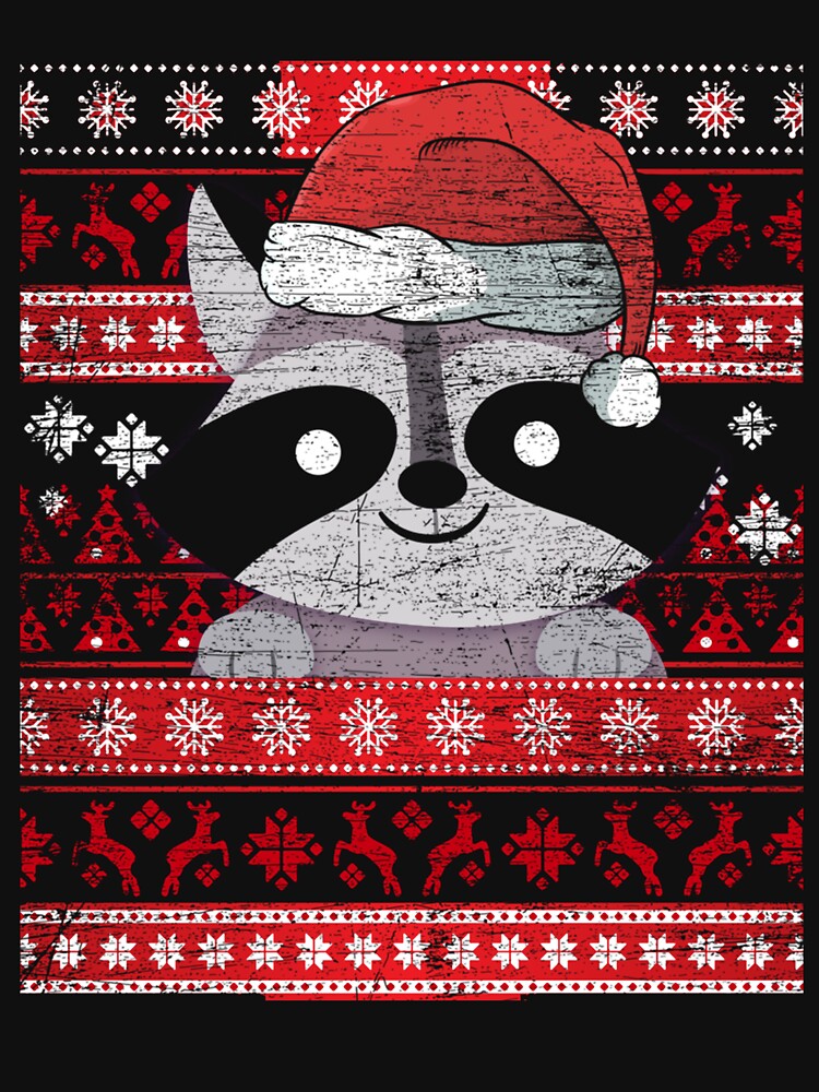 Discover Zookeeper Raccoon Gifts Ugly Christmas Raccoon