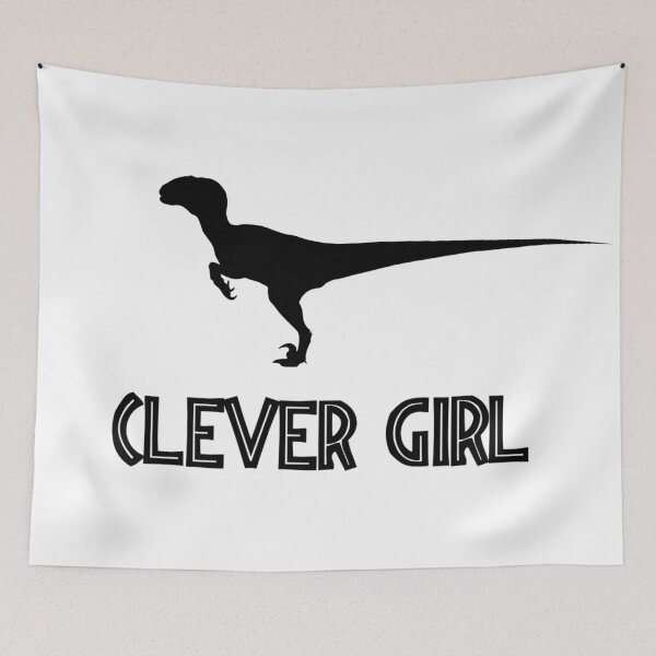 Item preview, Clever girl - Jurassic Park designed and sold by Dinosaurson.