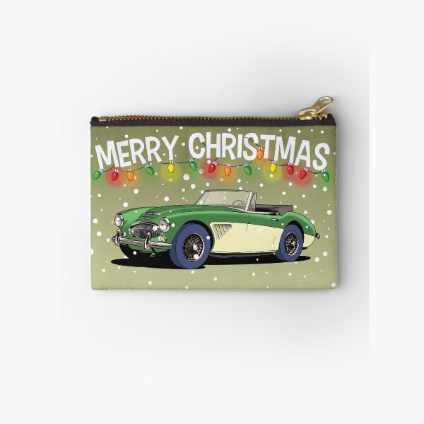 Item preview, Green and Cream two tone Austin Healey Christmas Card designed and sold by Webazoot Industries - Car Art.