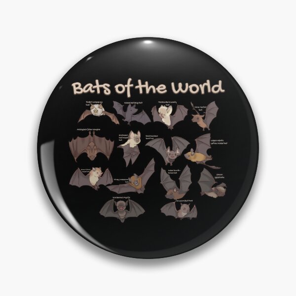 Item preview, Bats Of The World Chiropterologist Bat Lover Enthusiasts Gear designed and sold by DynamicDesign.