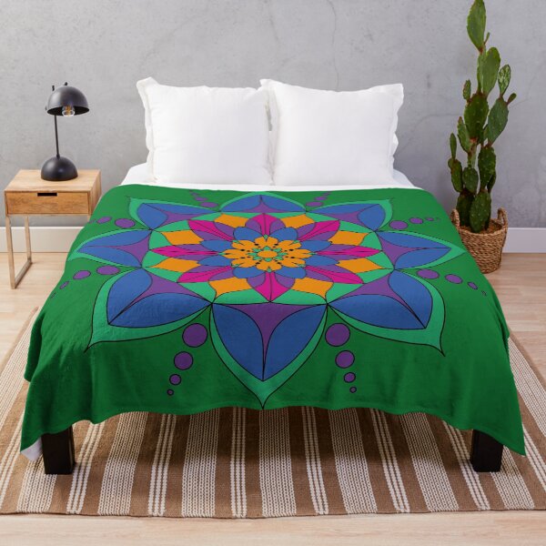 Item preview, Bright Rangoli Flower designed and sold by floralfan.