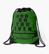 Bro, do you even leviosa? Drawstring Bag
