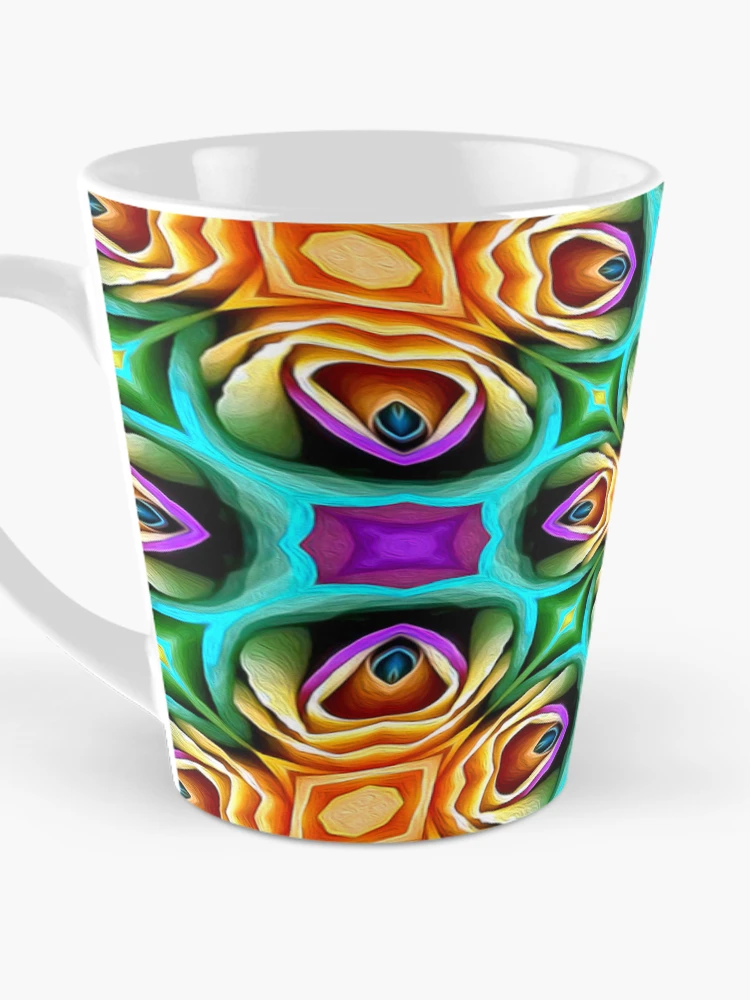 Thumbnail 3 of 4, Coffee Mug, Unique Colorful Roses Pattern designed and sold by Patternflower.