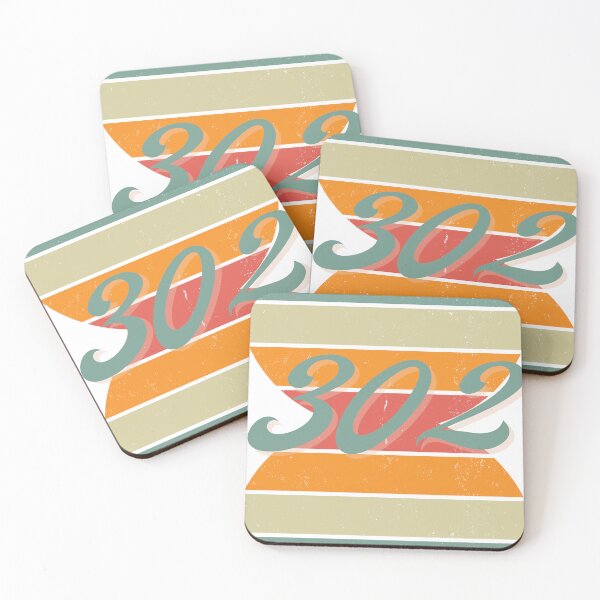 Item preview, RETRO 302 Sticker designed and sold by ZoesAttic.