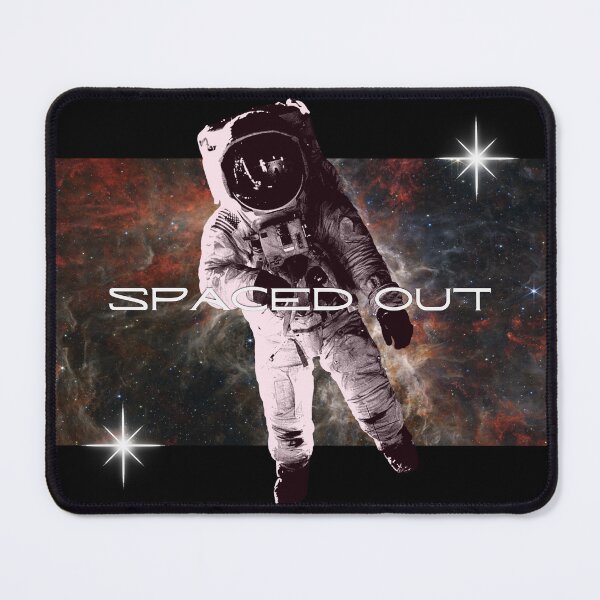 Item preview, Spaced Out - Astronaut with NASA Image Background designed and sold by faithtfoster.