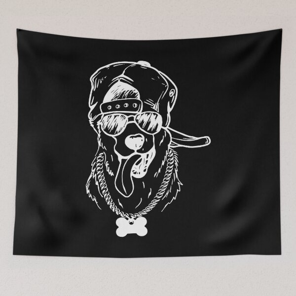 Item preview, Cute dog with funky sunglasses designed and sold by MoSaid.