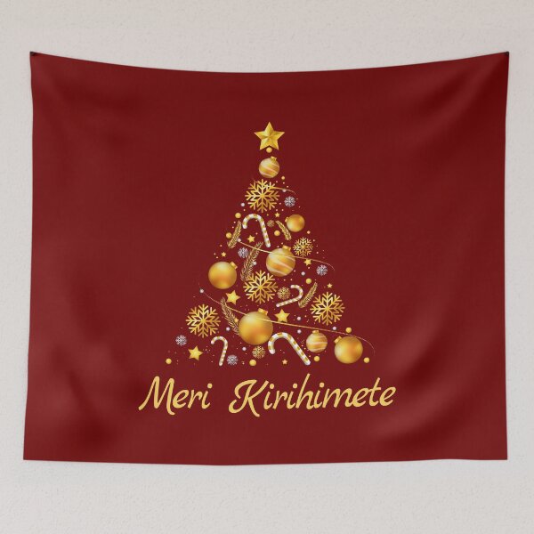 Item preview, Meri Kirihimete Te Reo Maori Merry Christmas Kiwi Christmas designed and sold by MagicBoutique.
