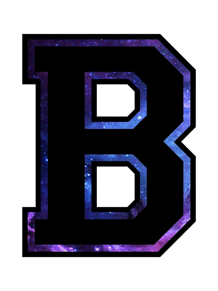 ""B" Varsity Letter" By BohemianDesignz | Redbubble