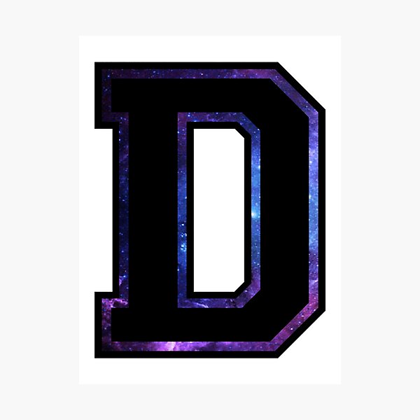 d varsity letter photographic print by bohemiandesignz redbubble