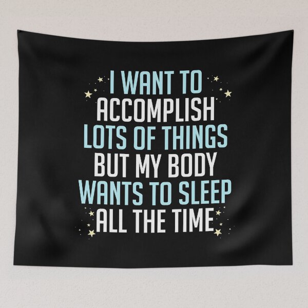 Item preview, I WANT TO ACCOMPLISH LOTS OF THINGS designed and sold by antipatic.