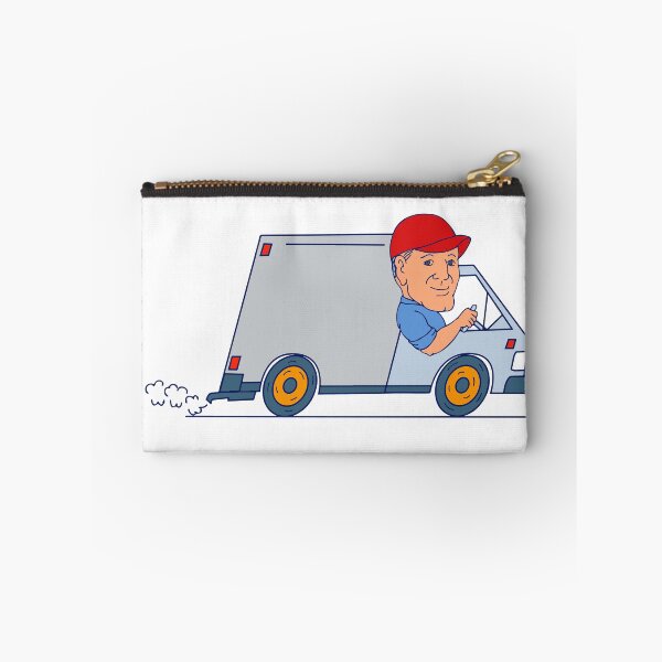 Item preview, Delivery Man Driving Truck Van Cartoon designed and sold by patrimonio.