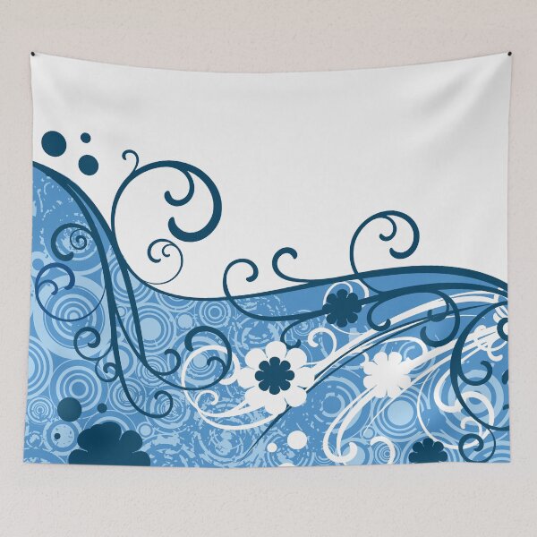 Item preview, Abstract  Water Flowers designed and sold by allovervintage.
