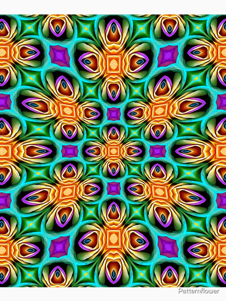 Thumbnail 7 of 7, Classic T-Shirt, Unique Colorful Roses Pattern designed and sold by Patternflower.