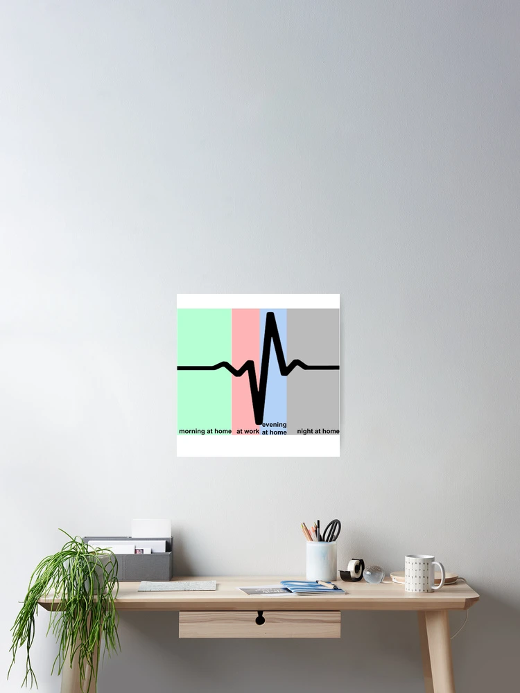 Thumbnail 2 of 3, Poster, Daily Routine designed and sold by Gulyabani.