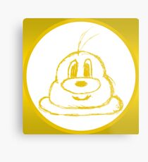鲍 鲍 Gold Theme Metal Print