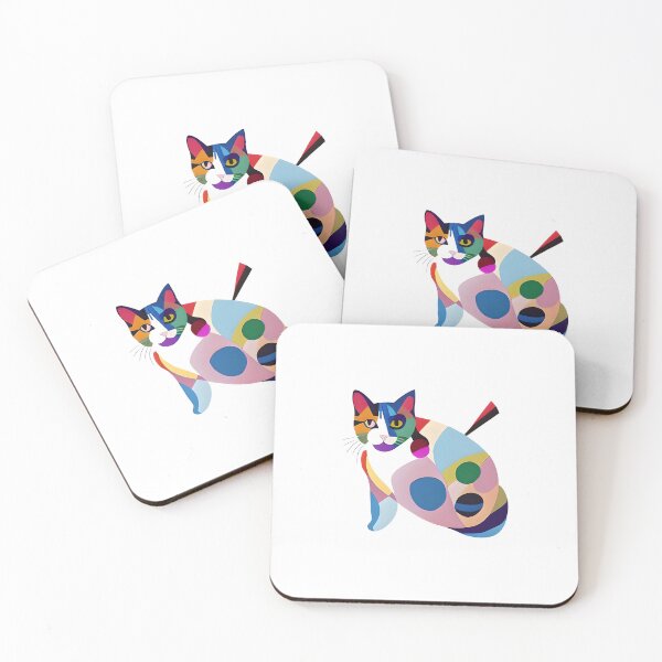 Aperçu de l'œuvre Collection chats - style 03 - catesque 80 créée et vendue par Ruud Hanou.