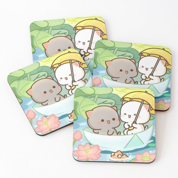 Item preview, Peach And Goma Couple Dudu Chilling On The River designed and sold by geniustremen.