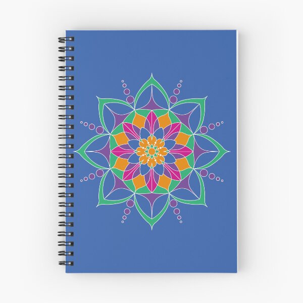 Item preview, Blue Rangoli Flower designed and sold by floralfan.