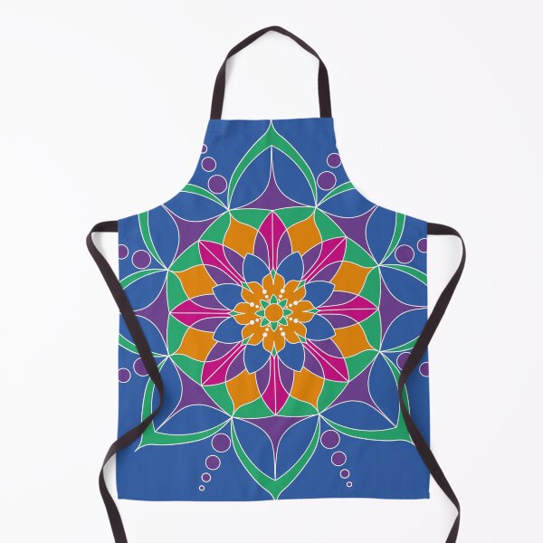 Item preview, Blue Rangoli Flower designed and sold by floralfan.