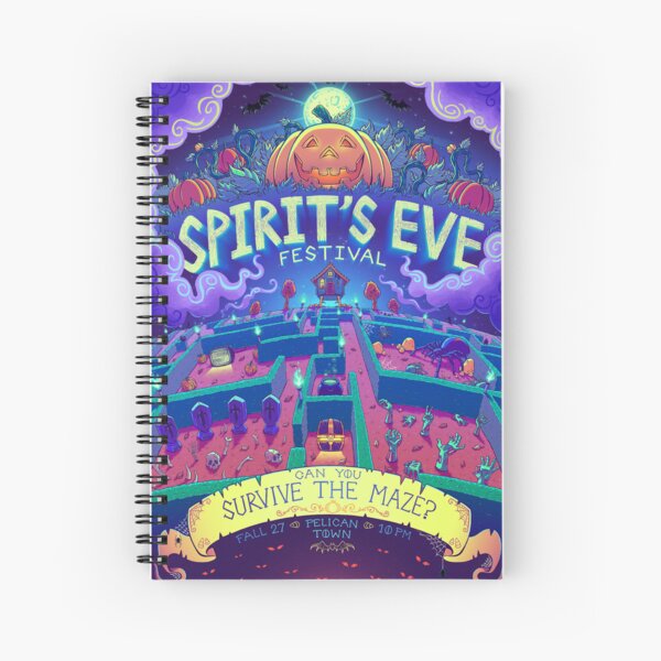 Stardew Valley Spirit's Eve Spiral Notebook
