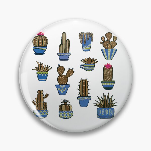 Item preview, Cacti in Blue Pots designed and sold by Pavnud.