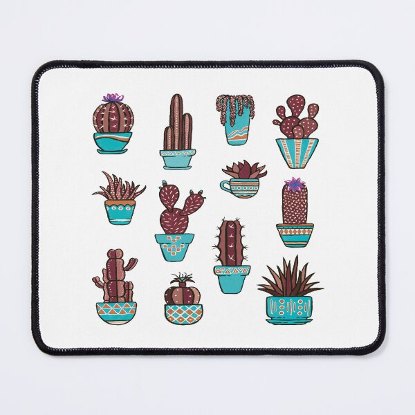 Item preview, Cacti in Turquoise Pots designed and sold by Pavnud.