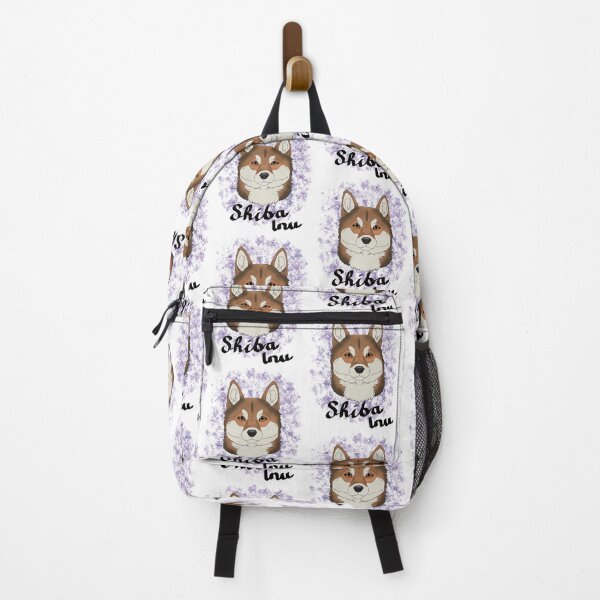 Item preview, Shiba Inu Sesame with watercolour and breedname designed and sold by Cynthiaetal.