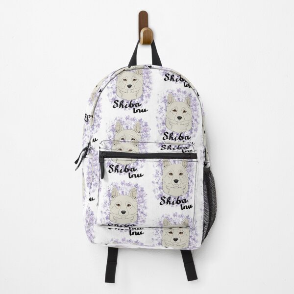 Item preview, Shiba Inu White with watercolour and breedname designed and sold by Cynthiaetal.
