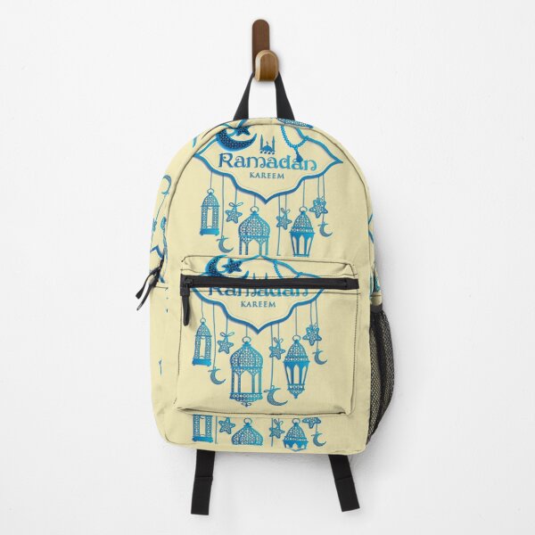 Item preview, Lantern decoration of Quran, Ramadan Kareem, blue, stars designed and sold by AnadAA.