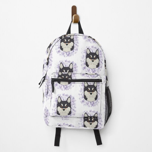Item preview, Shiba Inu Black and tan with watercolour designed and sold by Cynthiaetal.